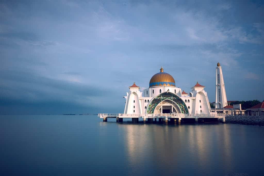Malacca Strait Mosque, Malaysia