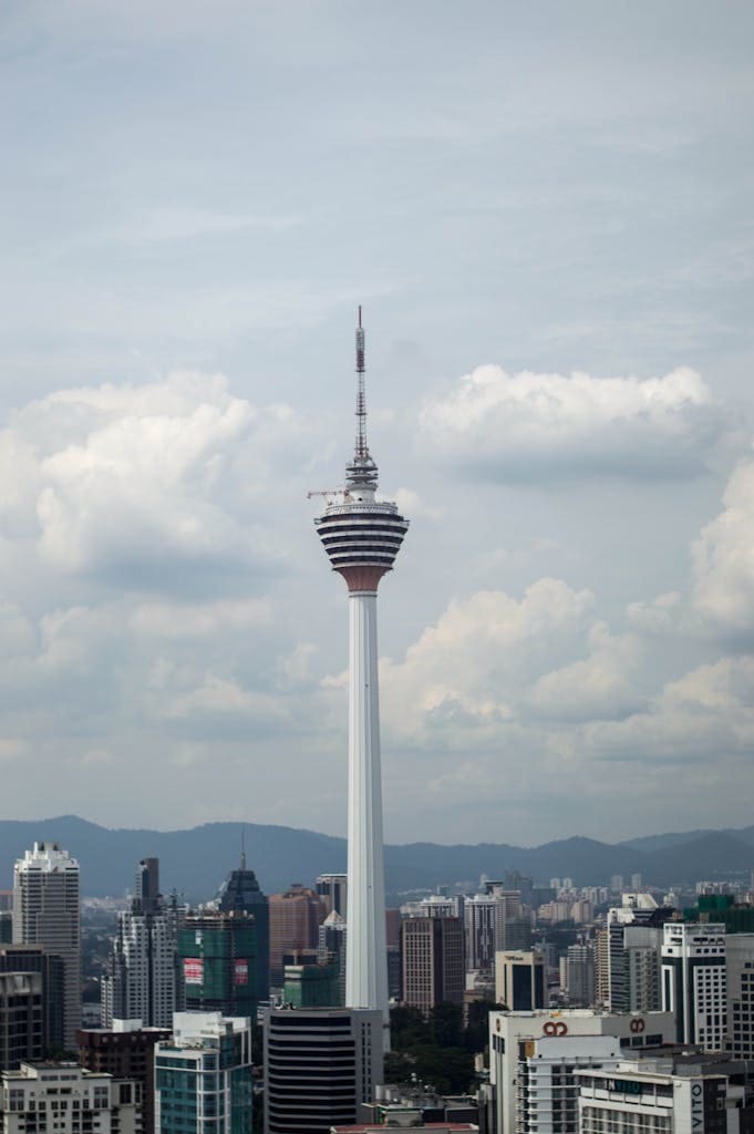 Iconic Menara Kuala Lumpur, or KL Tower, Kuala Lumpur City.