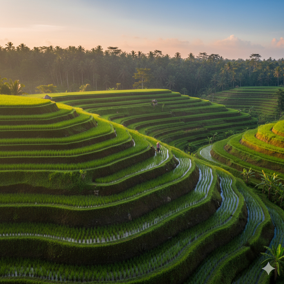 Rice Terraces, Indonesia